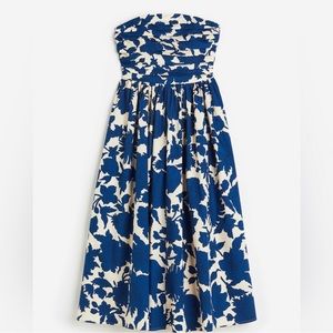 H&M Bandeau Dress Floral New